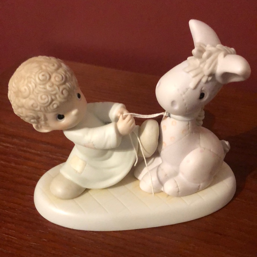 Precious Moments Collectible- “We’re pulling for you” - 1987- Vintage